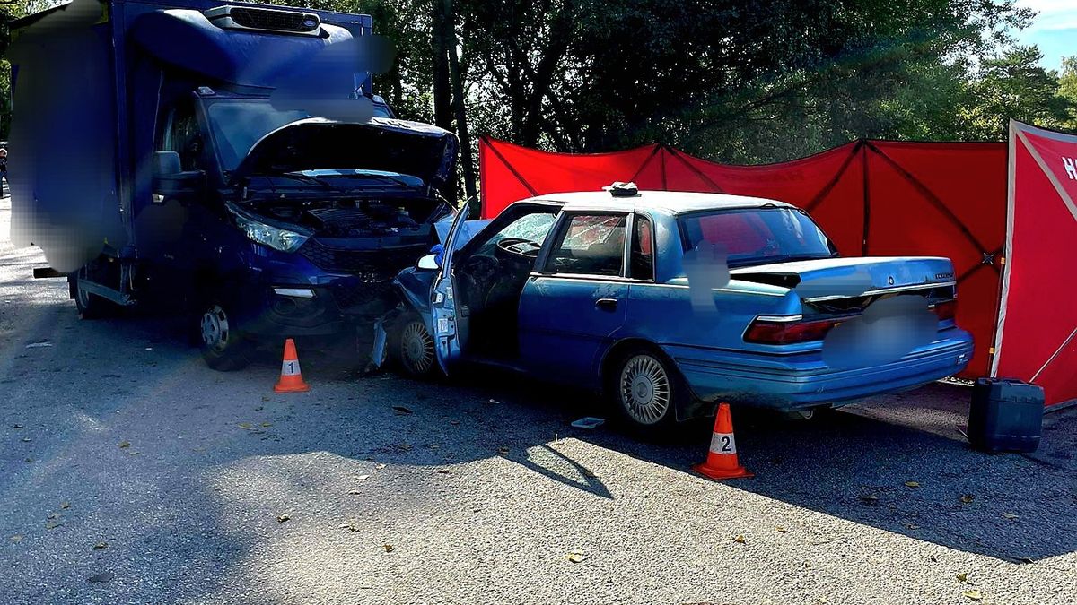 Osobní auto se na Českokrumlovsku srazilo s dodávkou. Nepřežil starší muž